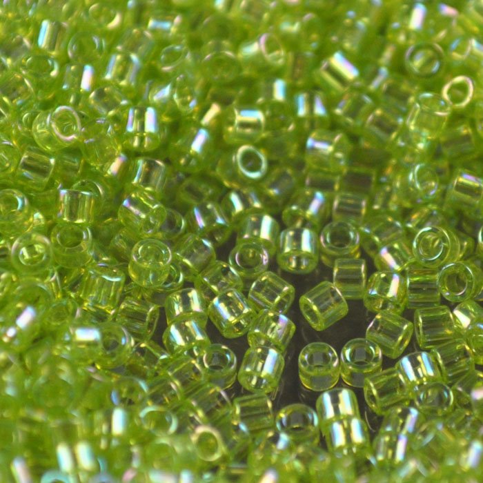 Delica 10/0 Beads - dbm0174 - Transparent Chartreuse AB 7.5g