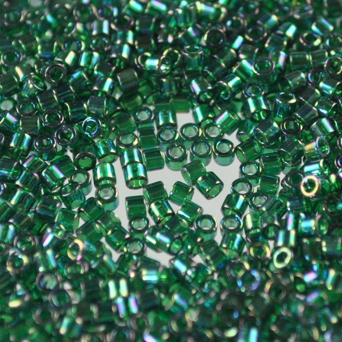 Delica 10/0 Beads - dbm0175 - Transparent Emerald AB 5.2g