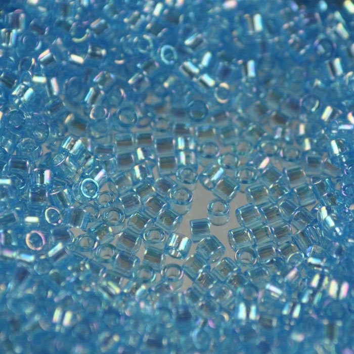 Delica 10/0 Beads - dbm0176 - Transparent Aqua AB 7.2g