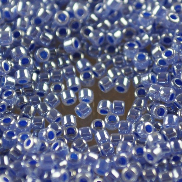 Delica 10/0 Beads - dbm0243 - Sapphire Blue Ceylon Dyed 5.2g