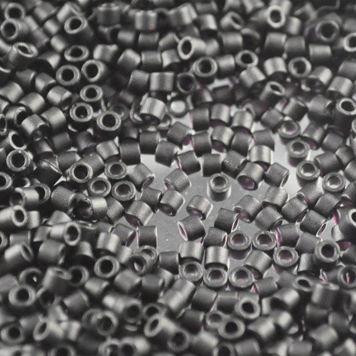 Delica 10/0 Beads - dbm0310 - Matte Black 7.2g