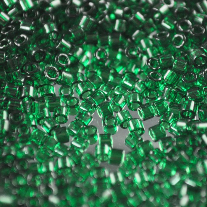 Delica 10/0 Beads - dbm0713 - Transparent Dark Emerald 7.2g