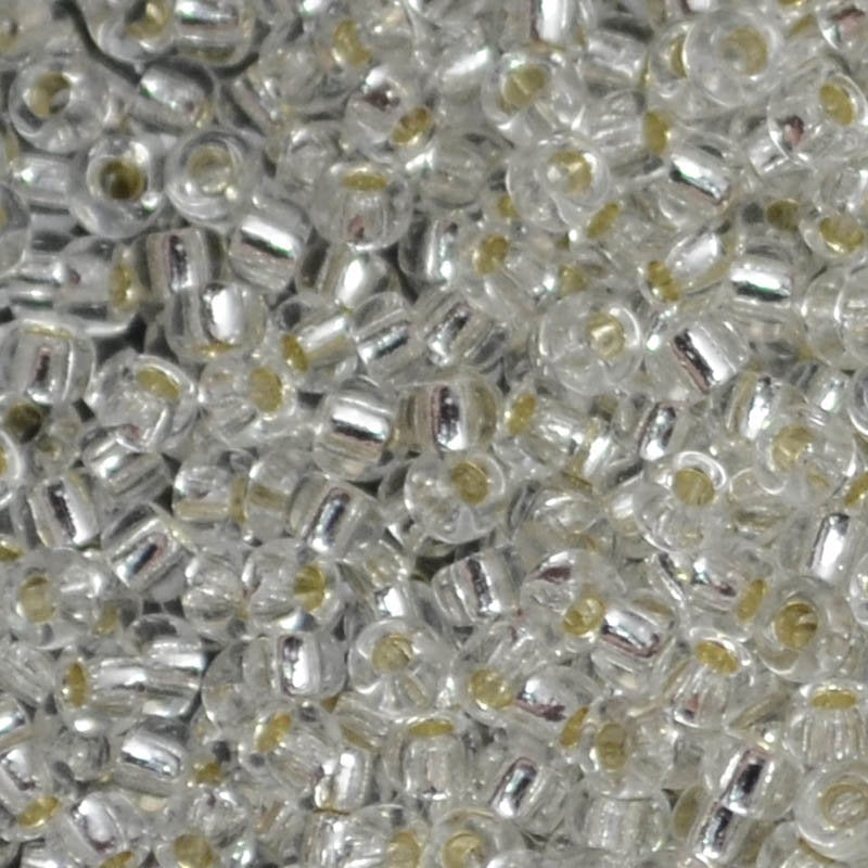 Miyuki Seed Beads 11/0 - mb11-0001 - Silver Lined Crystal 22g