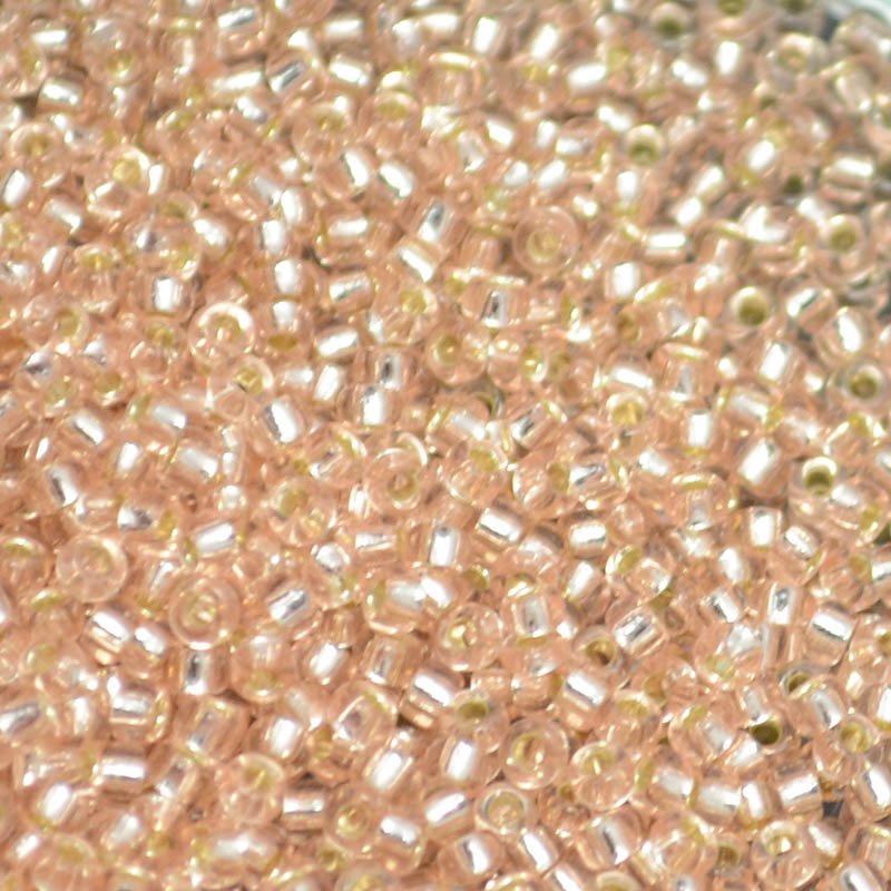 Miyuki Seed Beads 11/0 - mb11-0023 - Silver Lined Light Blush 22g
