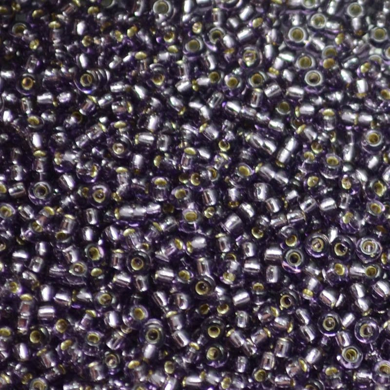 Miyuki Seed Beads 11/0 - mb11-0024 - Silver Lined Amethyst 10g