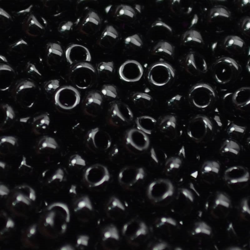 Miyuki Seed Beads 11/0 - mb11-0401 - Opaque Black 22g