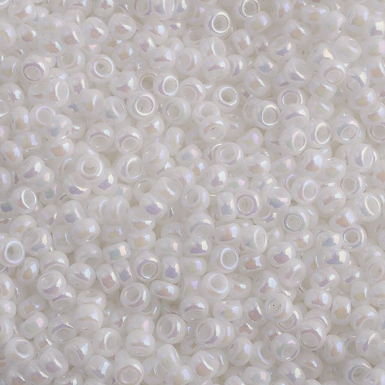 Miyuki Seed Beads 11/0 - mb11-0471 - White Pearl AB 22g