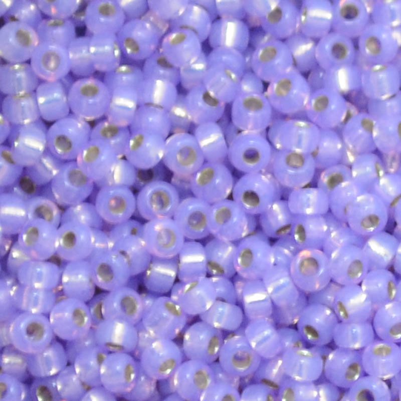 Miyuki Seed Beads 11/0 - mb11-0574 - Dyed Lilac Silver Lined Alabaster 22g