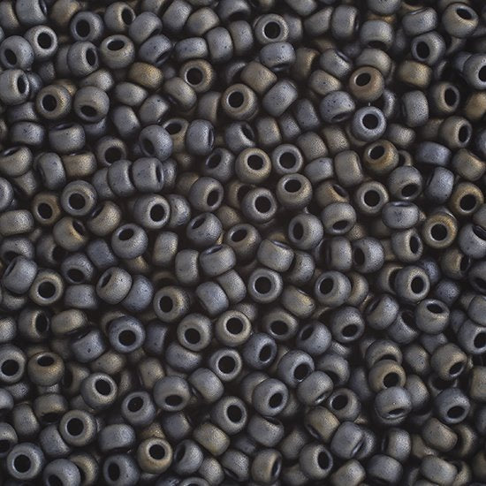 Miyuki Seed Beads 11/0 - mb11-2002 - Matte Metallic Silver Grey 10g