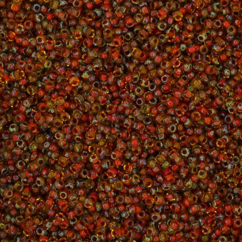 Miyuki Seed Beads 11/0 - mb11-4501 - Light Topaz Picasso 10g