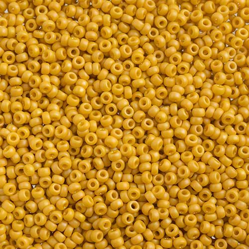 Miyuki Seed Beads 11/0 - mb11-4692 - Frosted Glazed/Rainbow Yellow Matte AB 22g
