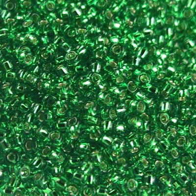 Miyuki Seed Beads 15/0 mb15-0016 - Silver Lined Green