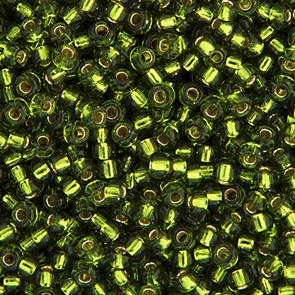 Miyuki Seed Beads 15/0 mb15-0026 - Silver Lined Olive
