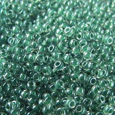 Miyuki Seed Beads 15/0 mb15-0217 - Forest Green Lined Crystal