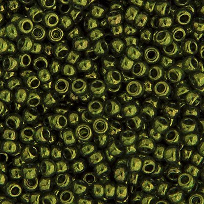 Miyuki Seed Beads 15/0 mb15-0306 - Olive Gold Luster