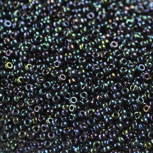 Miyuki Seed Beads 15/0 mb15-0452 - Metallic Dark Blue Iris