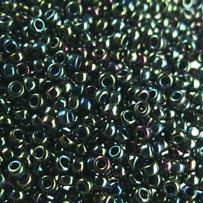 Miyuki Seed Beads 15/0 mb15-0453 - Metallic Forest Green Iris
