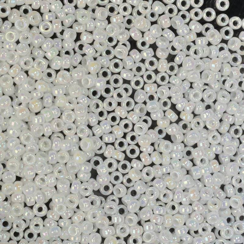 Miyuki Seed Beads 15/0 mb15-0471 - White Pearl AB