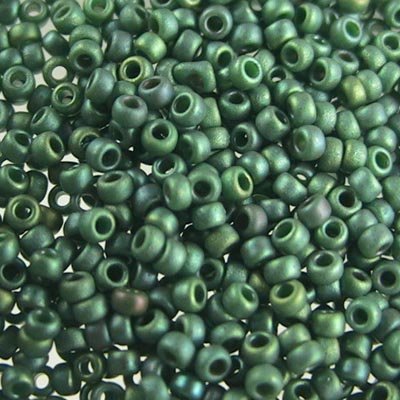Miyuki Seed Beads 15/0 mb15-2031 - Matte Metallic Sage Green Lustre
