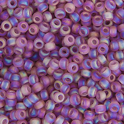 Miyuki Seed Beads 6/0 mb6-0142FR - Matte Smoky Amethyst AB