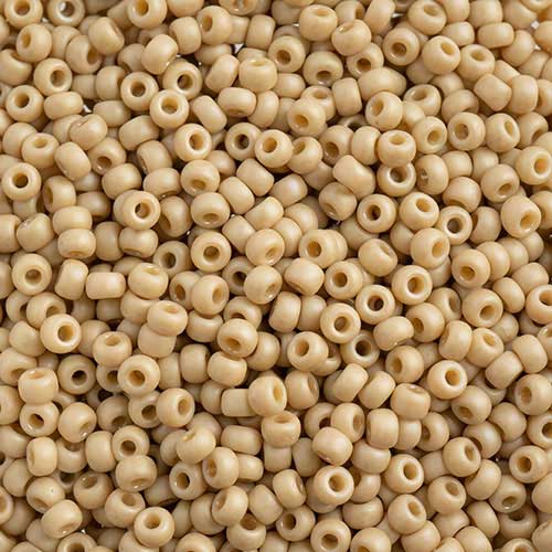 Miyuki Seed Beads 8/0 mb8-4691 - Frosted Glazed/Rainbow Pearl Matte AB
