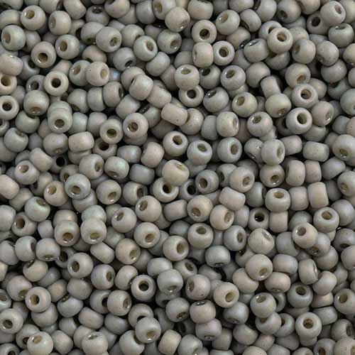 Miyuki Seed Beads 8/0 mb8-4705 - Frosted Glazed/Rainbow Grey Matte AB