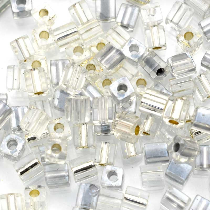 Miyuki Cube - 4mm - Diamonds in the Sky Mix