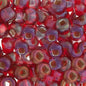 Czech Seed Beads - 2/0 - Red Lustered Mix 22g