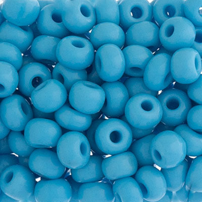 Czech Seed Beads - 2/0 - Opaque Light Blue 22g