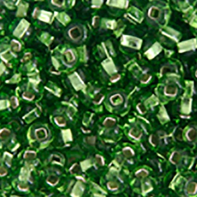 Czech Seed Beads - 2/0 - Silver Lined Lime 22g