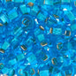 Czech Seed Beads - 2/0 - Silver Lined Capri Blue 22g