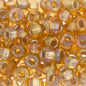 Czech Seed Beads - 2/0 - Transparent Light Topaz Silver Lined AB 22g
