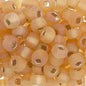 Czech Seed Beads - 2/0 - Transparent Topaz Silver Lined AB Matte 22g