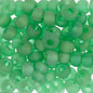 Czech Seed Beads - 2/0 - Transparent Light Green AB Matte 22g