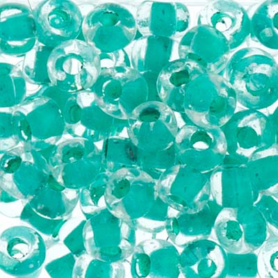 Czech Seed Beads - 2/0 - Crystal Mint Green Terra 22g