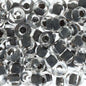 Czech Seed Beads - 2/0 - Crystal Black Terra 22g