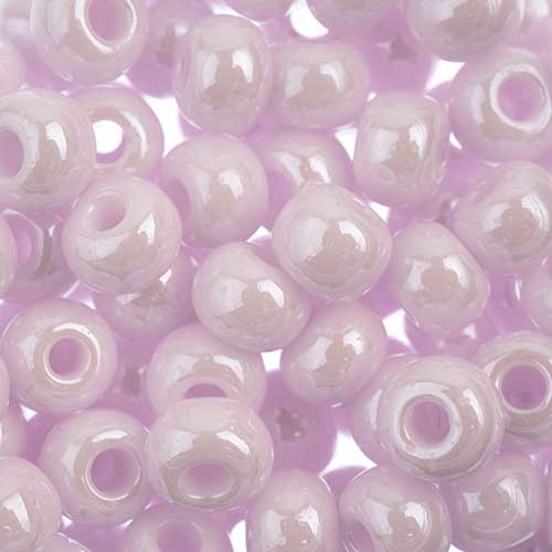 Czech Seed Beads - 2/0 - Opaque Natural Pink Luster 22g