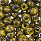 Czech Seed Beads - 2/0 - Green Travertine 22g