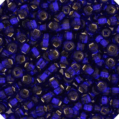 Czech Seed Beads - 6/0 - Silver Lined Royal Blue (22g)