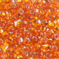 Czech Seed Beads - 6/0 - Silver Lined Orange (22g)