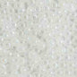 Czech Seed Beads - 6/0 - Opaque AB Pale White (22g)