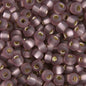 Czech Seed Beads - 6/0 - Matte Silver Lined Light Amethyst (22g)