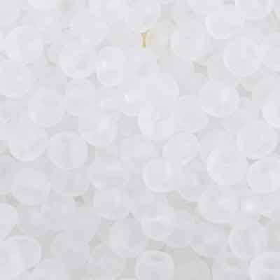 Czech Seed Beads - 6/0 - Matte Crystal (22g)