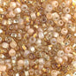 Czech Seed Beads - 6/0 - Multi Topaz (22g)