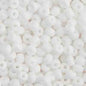 Czech Seed Beads - 6/0 - Opaque White (22g)