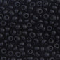 Czech Seed Beads - 6/0 - Opaque Black (22g)