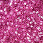 Czech Seed Beads - 6/0 - Silver Lined Dyed Rose (22g)