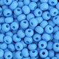 Czech Seed Beads - 6/0 - Opaque Light Blue (22g)