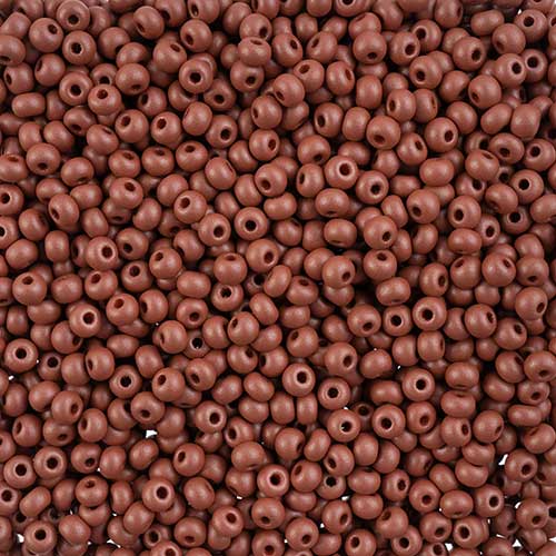 Czech Seed Beads - 6/0 - Permalux Brown (Tube)