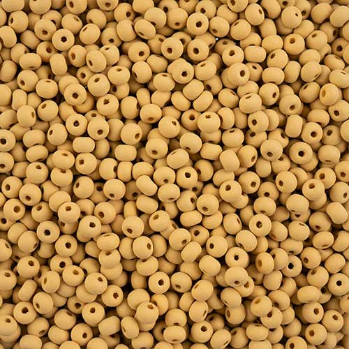 Czech Seed Beads - 6/0 - Permalux Yellow-Brown Matte (Tube)